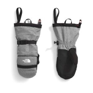 The North Face Black and Gray Woman’s Size XL Winter Mittens